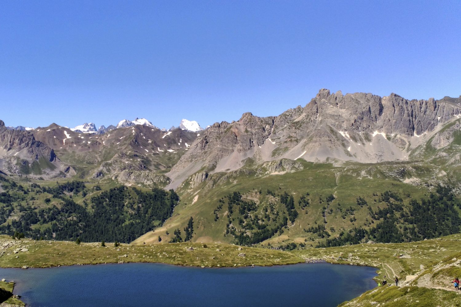 tour de la clarée accompagné, lac laramon