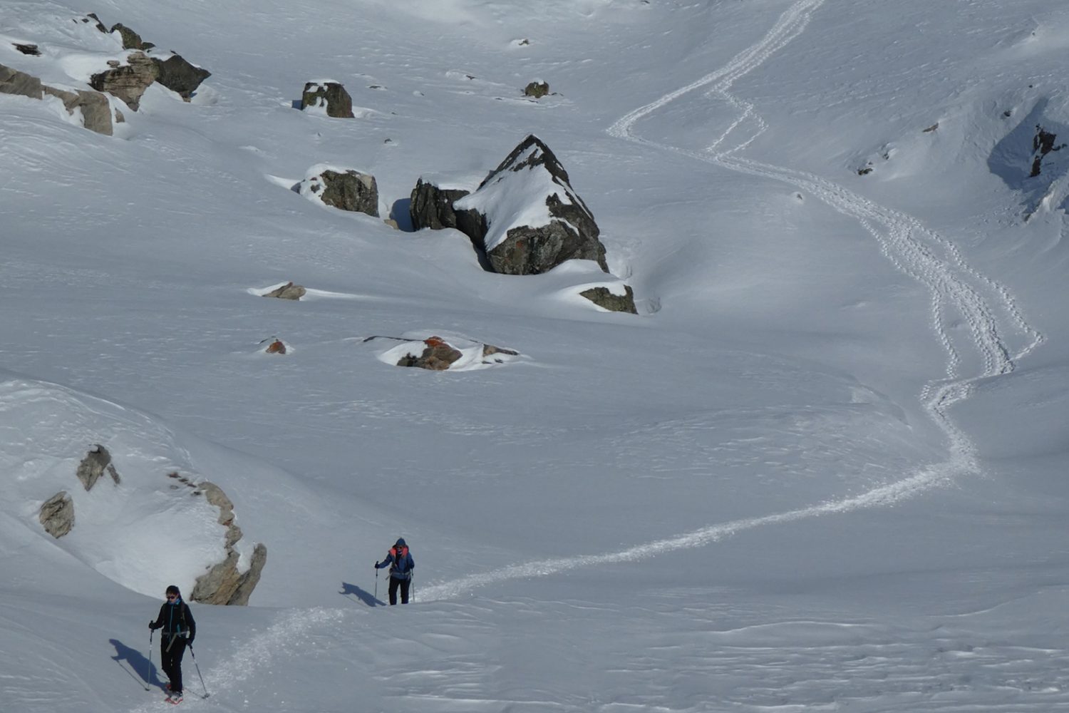 séjour raquettes, queyras. refuge la blanche